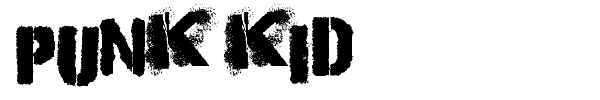 Punk Kid font preview